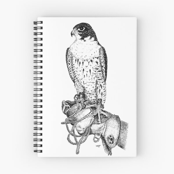 Item preview, Peregrine Falcon on glove designed and sold by Fozzyartsales.