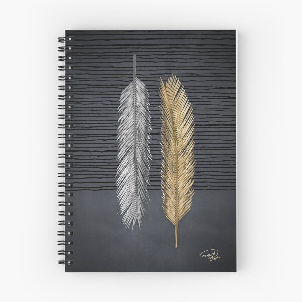 Item preview, Elegant Metallic Couples -Silver & Golden Leaves Duo - Ed. 01 designed and sold by © Maya Lavda || wocado.
