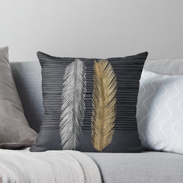 Item preview, Elegant Metallic Couples -Silver & Golden Leaves Duo - Ed. 01 designed and sold by © Maya Lavda || wocado.