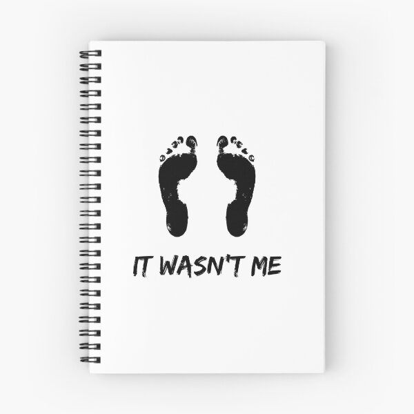 Item preview, IT WASN'T ME! FOOTPRINT GIFT IDEA designed and sold by JamesandLuis.