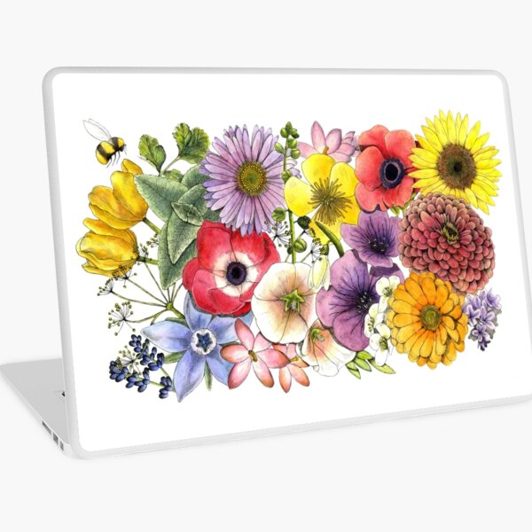 Plant These Save the Bees Laptop Skin