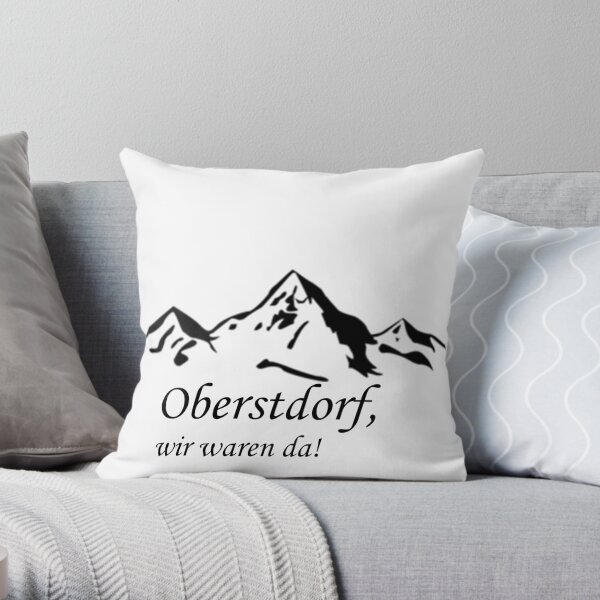 Oberstdorf, wir waren da! Dekokissen