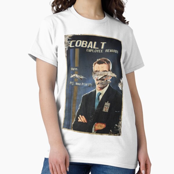 Vista previa del artículo con la obra «Recompensas de empleados de cobalto», diseñado y vendido por savethetshirt.