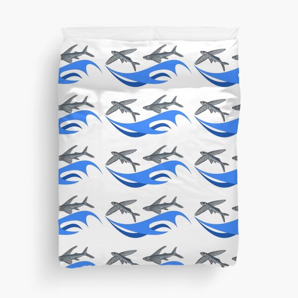 Flying Fish Duvet Cover
