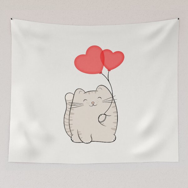 Item preview, Eli, the love cat designed and sold by kimvervuurt.