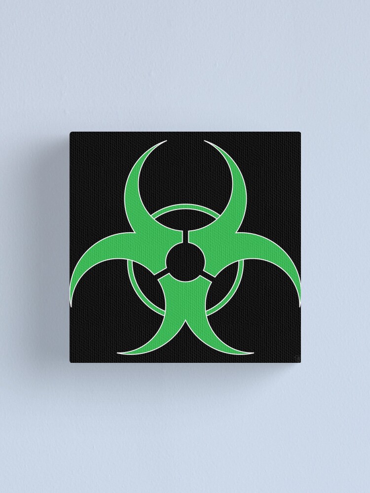 "Toxic Green/White" Canvas Print for Sale by BubblesAU Redbubble