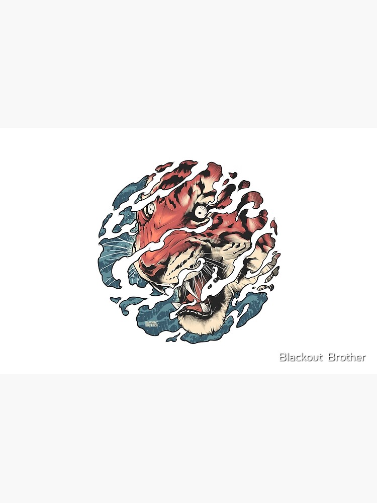 Tora - Japanese tiger tattoo art by BlackoutStore
