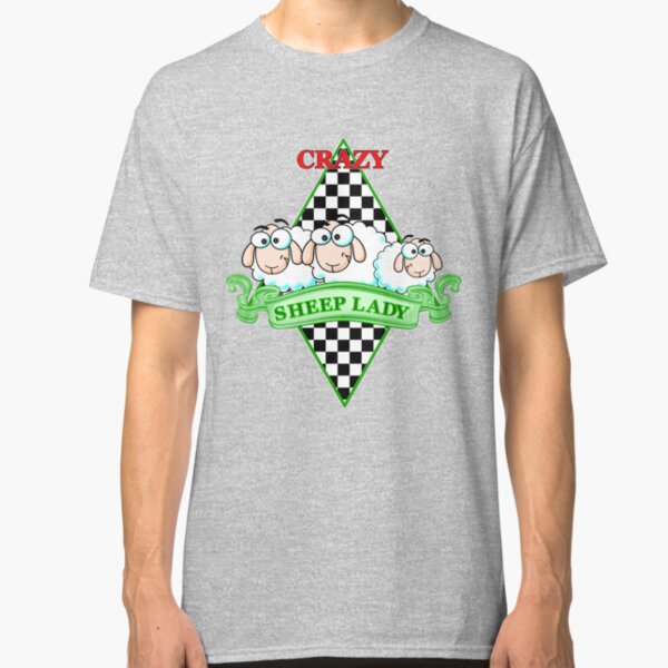 Crazy Sheep Lady Classic T-Shirt