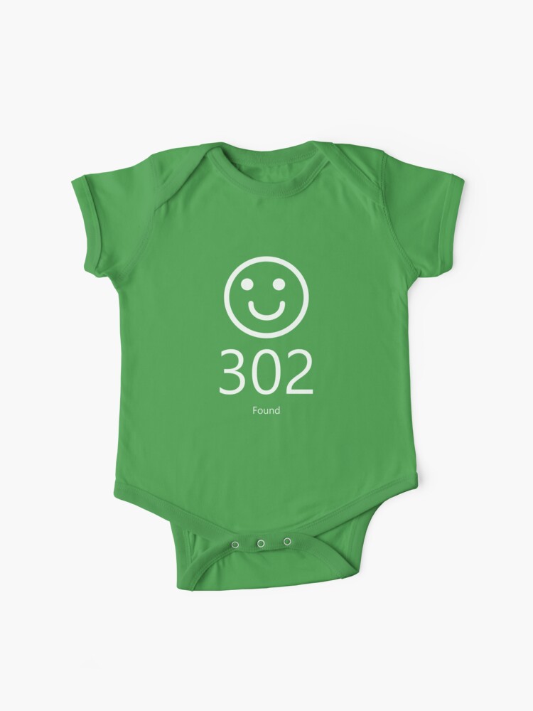 Html Status Code 302 Baby One Piece By Bluesmoothie Redbubble