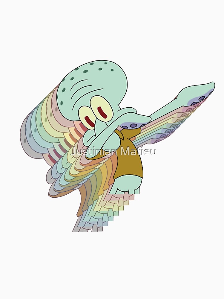 Squidward Dab T Shirt By Matucho Redbubble Squidward T Shirts Spongebob T Shirts 