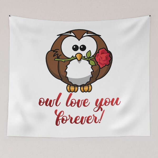 Item preview, Owl loves you forever designed and sold by NixBob.