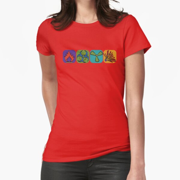 dangers Fitted T-Shirt