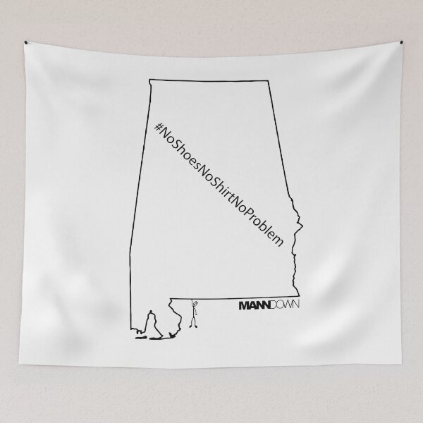 Item preview, AL - No shoes No Shirt No problem designed and sold by dcm-designs.