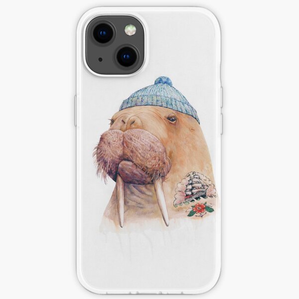 Tattooed Walrus iPhone Soft Case