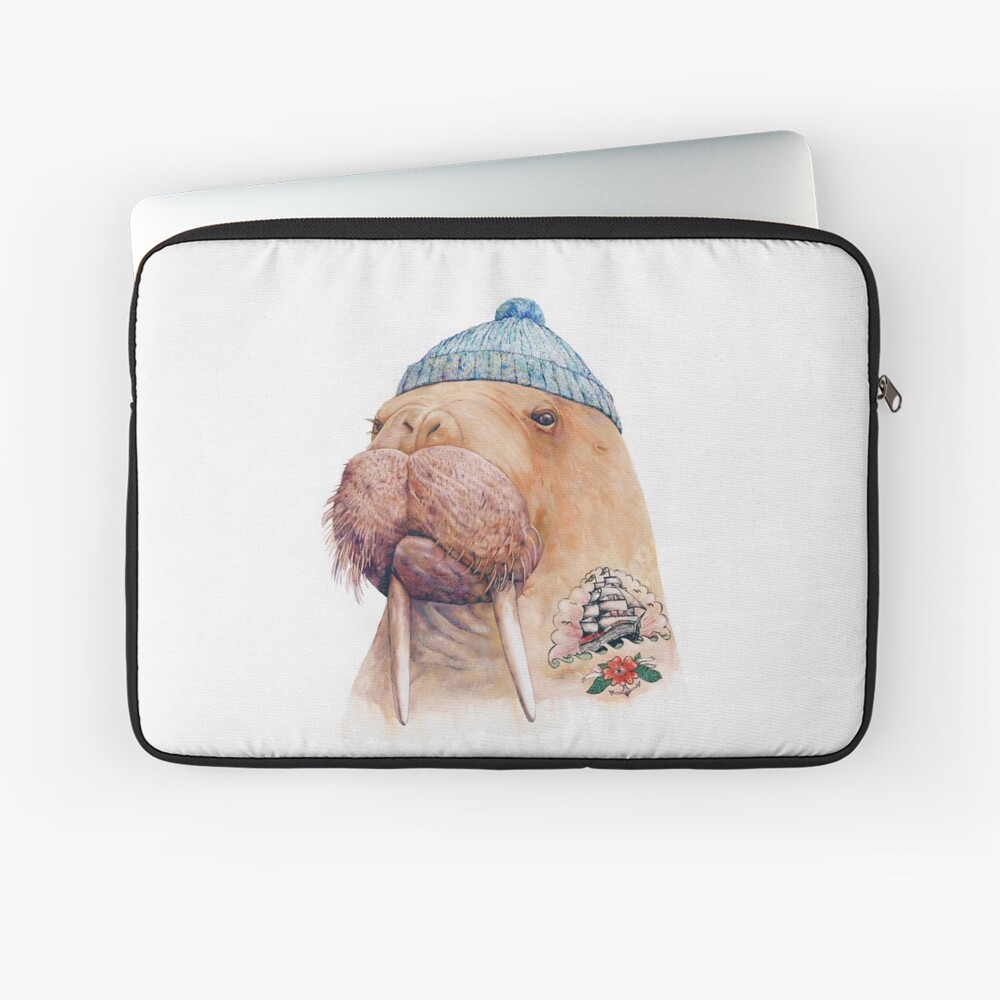 Tattooed Walrus Laptop Sleeve