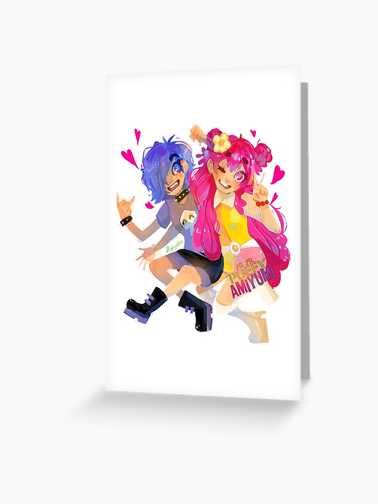 Hi Hi Puffy AmiYumi - hi!hi! puffy amiyumi - AmiYumi Show! Drawstring  Greeting Card for Sale by malongovotic