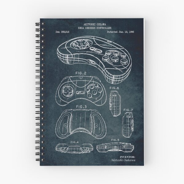 Item preview, 1996 - Sega genesis controller designed and sold by xaviervieiraart.