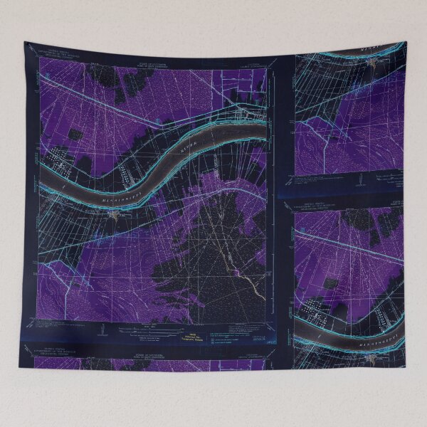 Item preview, USGS TOPO Map Louisiana LA Luling 333935 1938 31680 Inverted designed and sold by WetdryvacRB01.