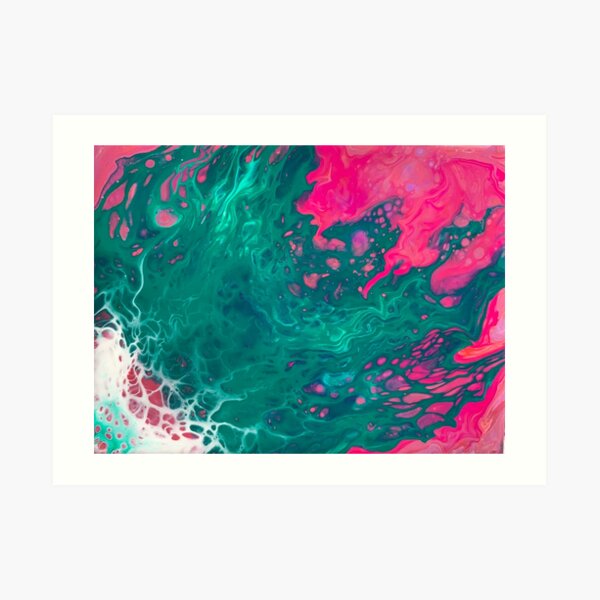 Nurtured By Colour Art Print