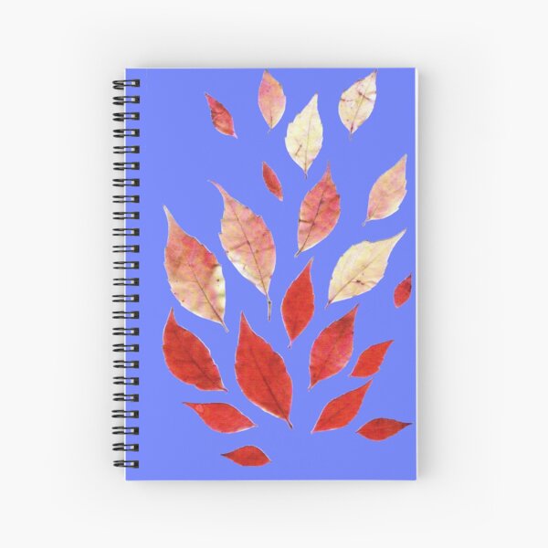 Item preview, autumn leaves on blue designed and sold by Hawthornshalt43.