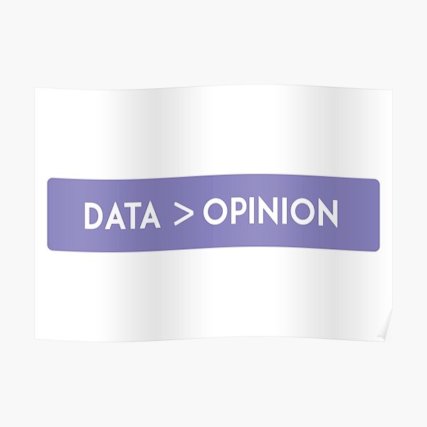data science opinion Poster