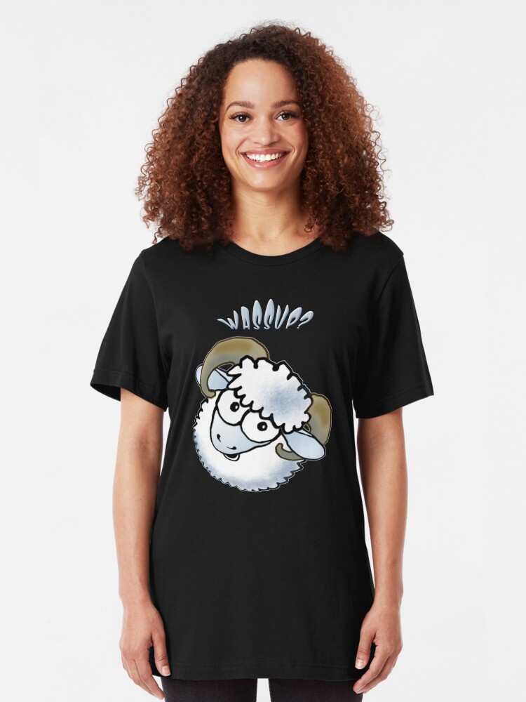 Alternate view of Wassup? Slim Fit T-Shirt