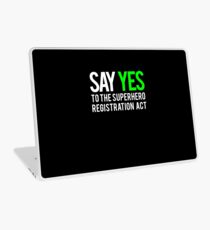 Civil War - Say Yes - White Clean Laptop Skin