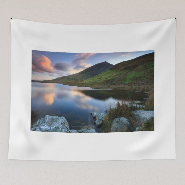 Item preview, Llyn Dywarchen at sunset designed and sold by bitm2007.