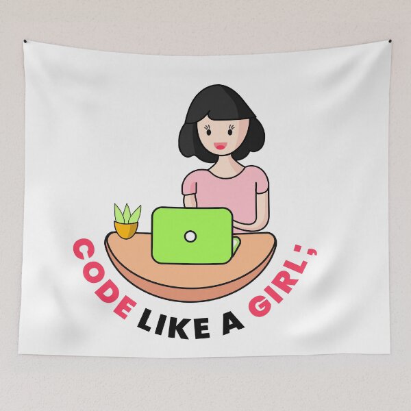 Item preview, Code Like a Girl Women Who Code designed and sold by joycolor.