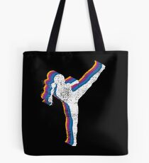 MMA Kickboxing Girl Tote Bag