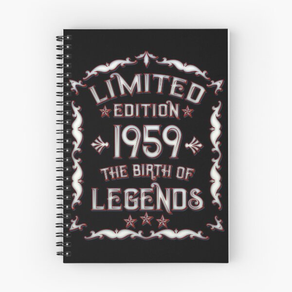 Item preview,  Born 1959 - Legends 60th Birthday T-Shirt designed and sold by Dubbra.