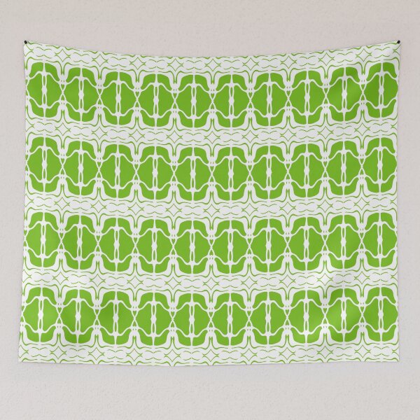 Item preview, Green and White 60's style Pattern designed and sold by Jasper333.