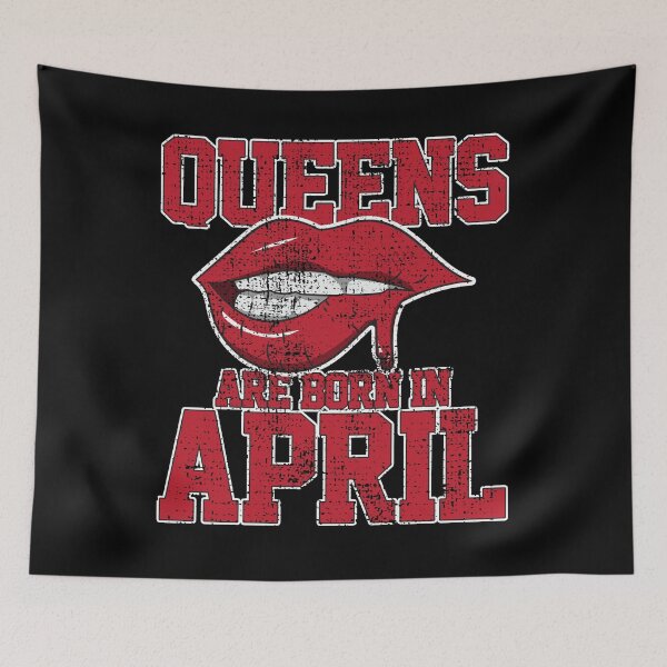 Item preview, Queens Are Born In April designed and sold by 4tomic.