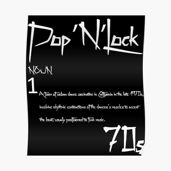 pop-n-lock-poster-by-monkeylogick-redbubble