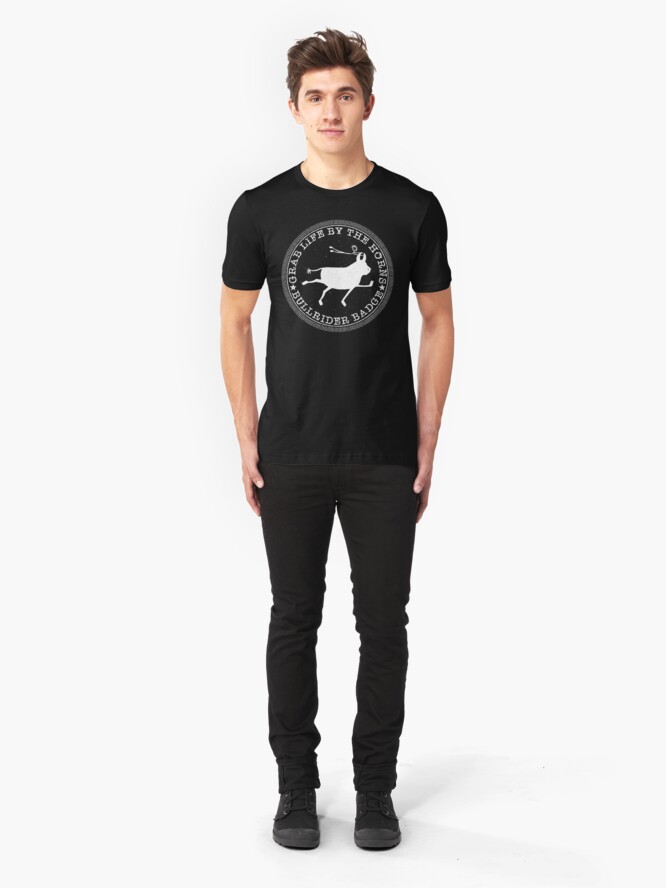 Alternate view of Bull Rider Badge Slim Fit T-Shirt