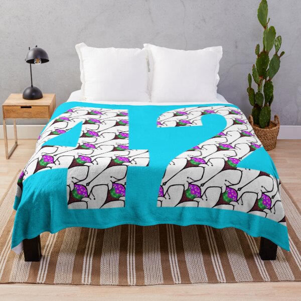 Item preview, Oh No, Not Again. It’s a Towel Day 42 (forty two) Sperm Whale and Petunia Design! designed and sold by weavernap.