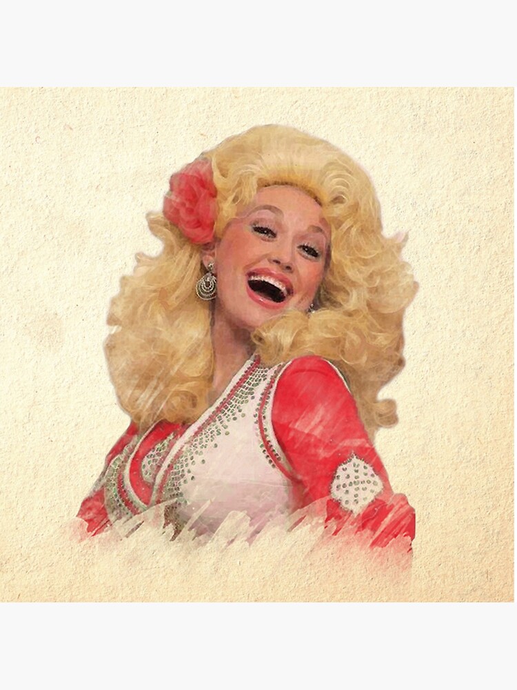 "Dolly Parton Watercolor" Poster by classicmovieart Redbubble
