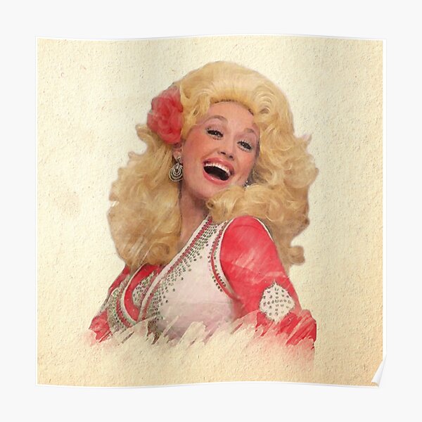 Dolly Parton - Watercolor Poster