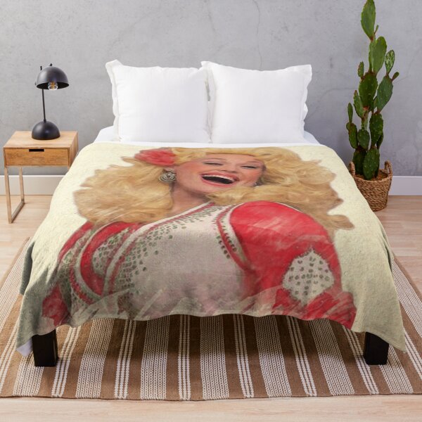 Dolly Parton - Watercolor Throw Blanket