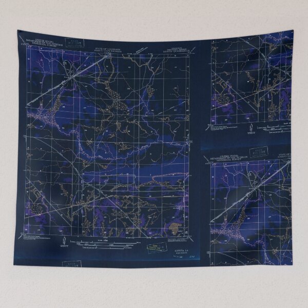 Item preview, USGS TOPO Map Louisiana LA Lunita 333939 1947 31680 Inverted designed and sold by WetdryvacRB01.