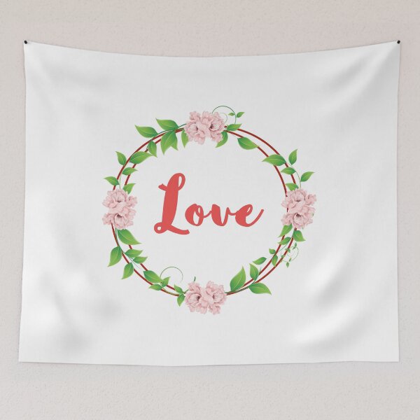 Item preview, Love, flower wreath, Love designed and sold by Mohja-Design.