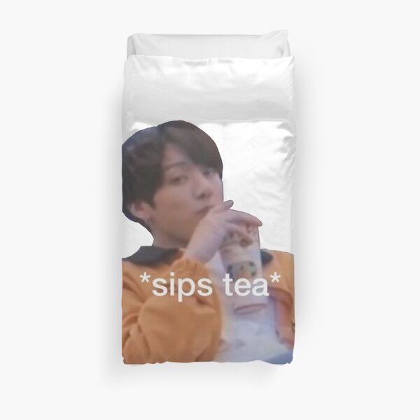 Jungkook Meme BTS Duvet Cover