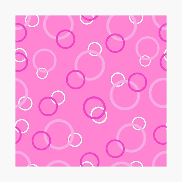 Item preview, Abstract pink circles pattern designed and sold by Nataliya Pshenychna.