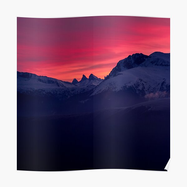 Aiguilles d'Arves Poster