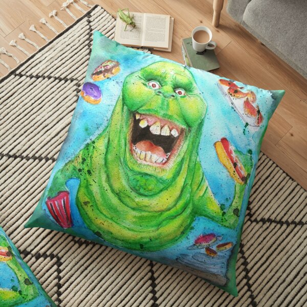 Slimer Ghostbusters Floor Pillow