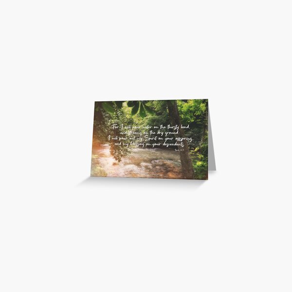 Item preview, Isaiah 44 3 #bibleverse #scripture designed and sold by Andrea Anderegg Arts.