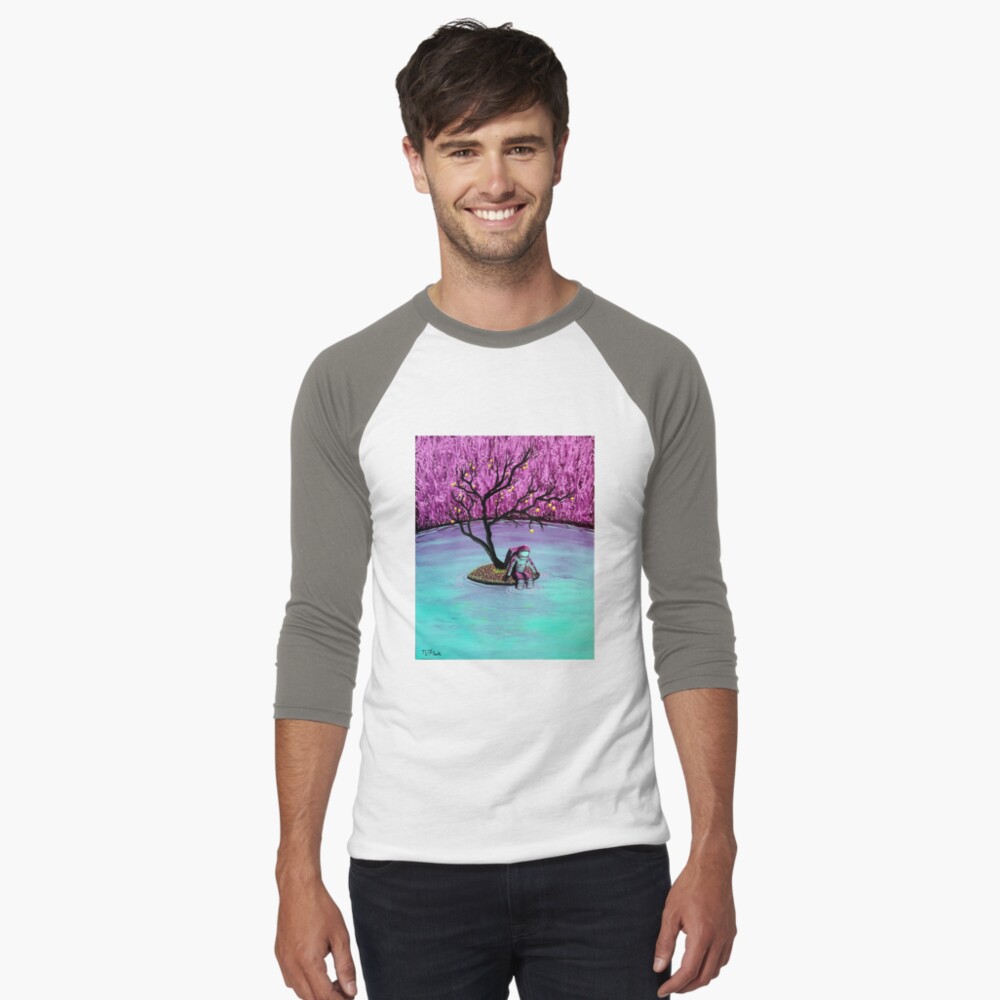 Item preview, Baseball ¾ Sleeve T-Shirt designed and sold by flooko.