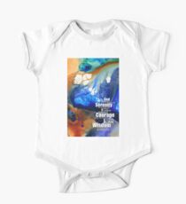 Serenity Prayer 4 - By Sharon Cummings One Piece - Short Sleeve