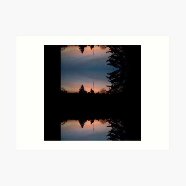 Sunrise Reflection Heller Art Print