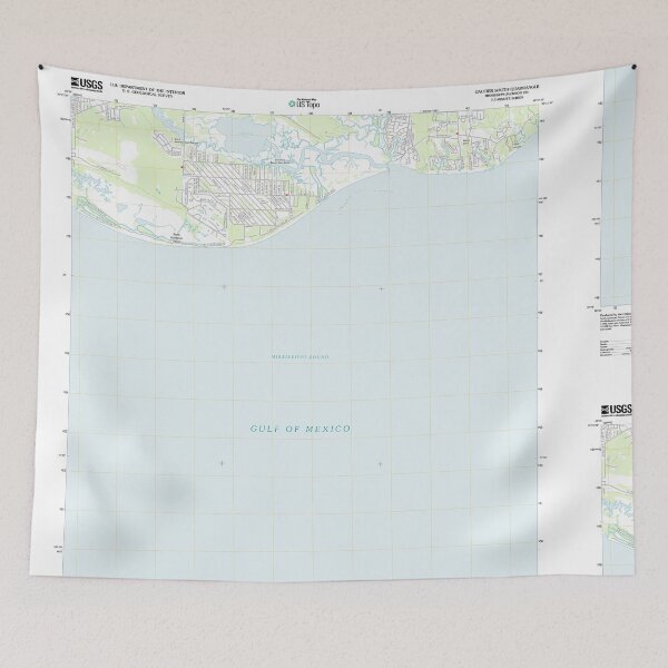 Item preview, USGS TOPO Map Mississippi MS Gautier South 20120508 TM designed and sold by WetdryvacRBO2.